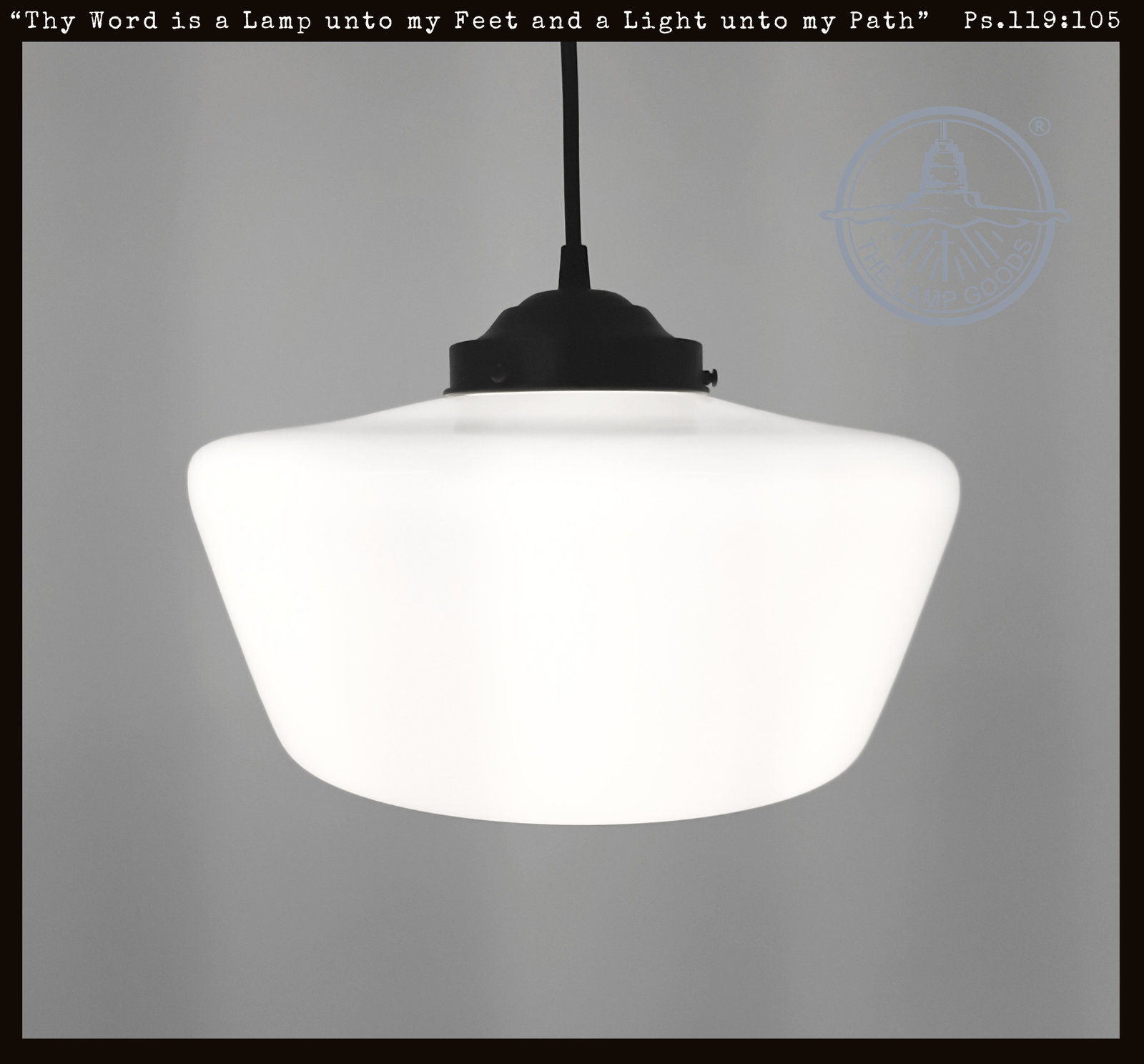Urban Schoolhouse Pendant Light - The Lamp Goods
