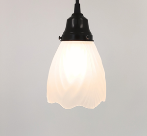 Frosted Simple Drape Pendant