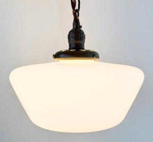 Farmstead Exposed Socket Schoolhouse Pendant Light - The Lamp Goods