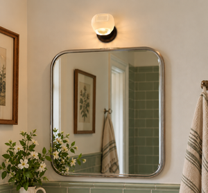 Vintage Retro Square Bathroom Wall Sconce