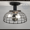 Rustic Cage Flush Mount - The Lamp Goods