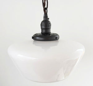 Farmstead Exposed Socket Schoolhouse Pendant Light - The Lamp Goods