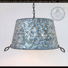 Oval Pierced Wash Tub Hanging Farmhouse Chandelier