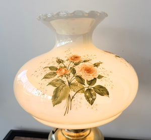 Aladdin "Gone With The Wind" Victorian Milk Glass Lamp