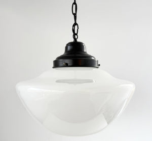 1920's Classic Extra Large Schoolhouse Pendant