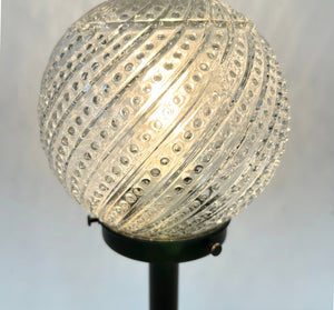 RARE Hobnail Swirl Table Lamp