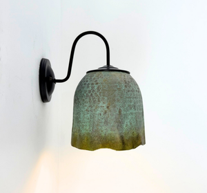 Verdigris Orchard Bell Wall Sconce