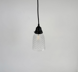 Vintage Diamond Square Bell Pendant