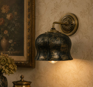 Cottage Forged Metal Wall Sconce