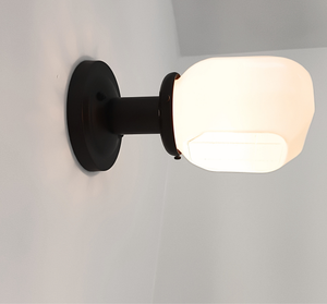 Vintage Retro Square Bathroom Wall Sconce