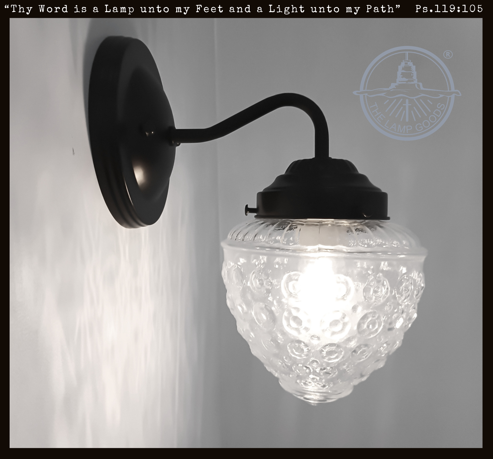 Heritage Hobnail Acorn Sconce - The Lamp Goods