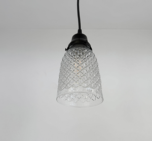 Vintage Diamond Square Bell Pendant