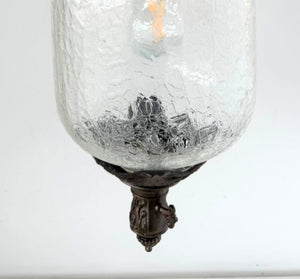 Victorian Crackle Glass Pendant Lantern