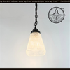 Antique Square Diamond Holophane Pendant