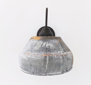 Rustic Bucket Wall Sconce - The Lamp Goods