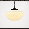 EXTRA Large Antique Schoolhouse |18"| Pendant Light
