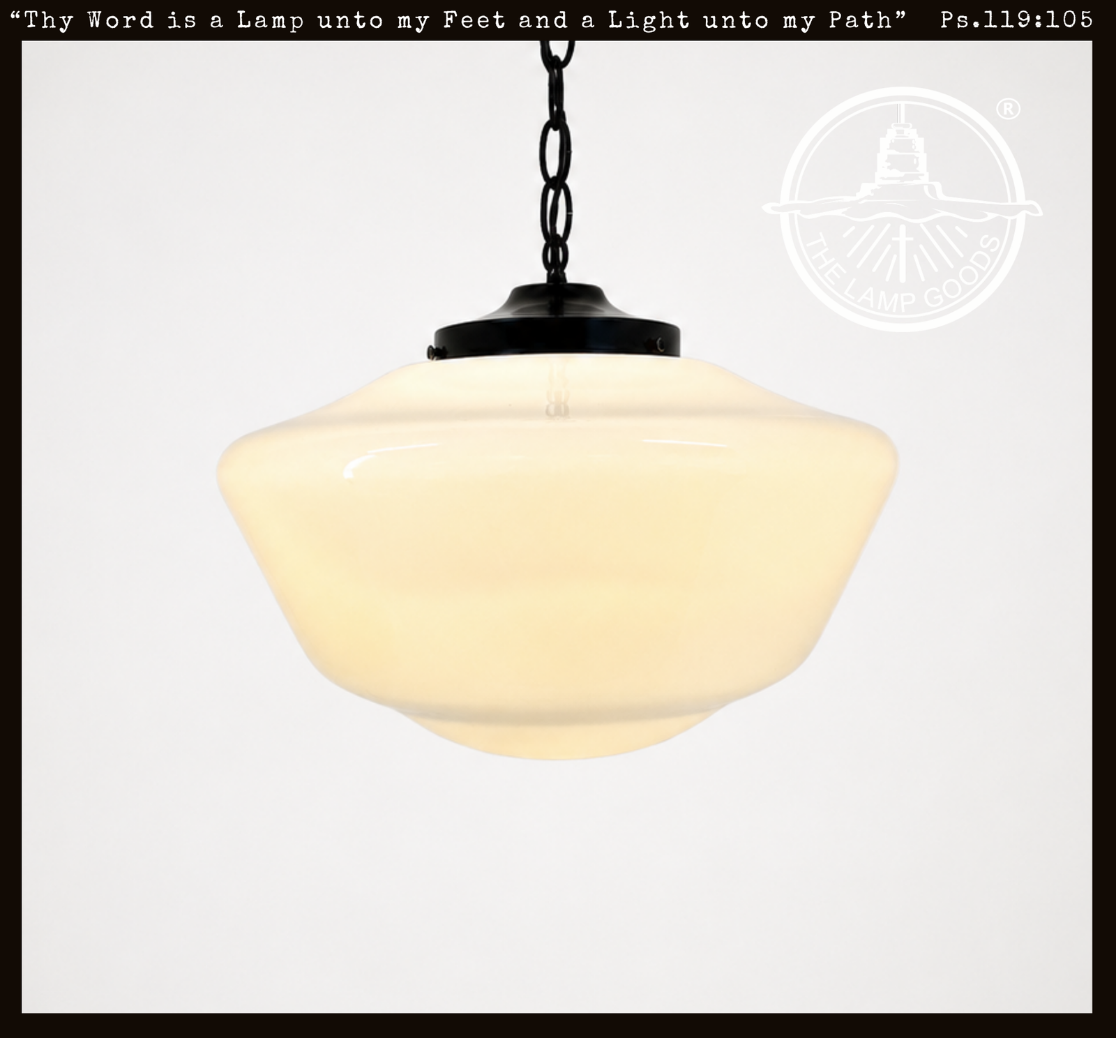 EXTRA Large Antique Schoolhouse |18"| Pendant Light
