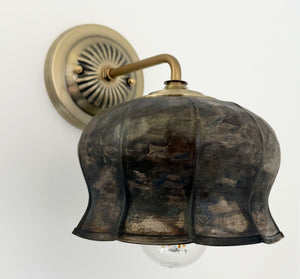 Cottage Forged Metal Wall Sconce