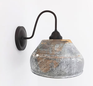 Rustic Bucket Wall Sconce - The Lamp Goods