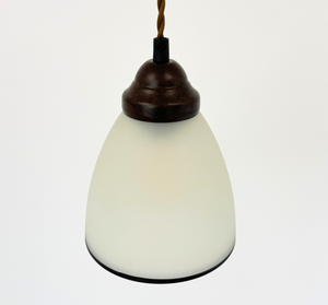 Frosted Black Rim Pendant