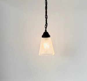 Antique Square Diamond Holophane Pendant