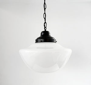 1920's Classic Extra Large Schoolhouse Pendant