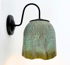 Verdigris Orchard Bell Wall Sconce