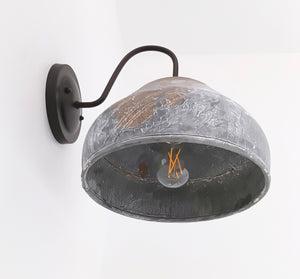 Rustic Bucket Wall Sconce - The Lamp Goods