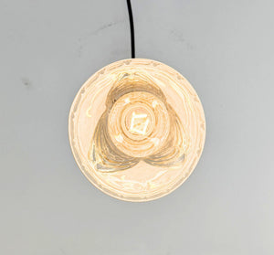 Clear Leaf and Frost Pendant Light - The Lamp Goods
