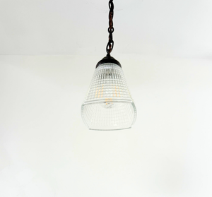 Antique Square Diamond Holophane Pendant