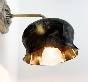 Cottage Forged Metal Wall Sconce