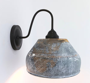 Rustic Bucket Wall Sconce - The Lamp Goods