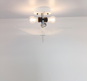 Square Swirl Scroll Ceiling Light