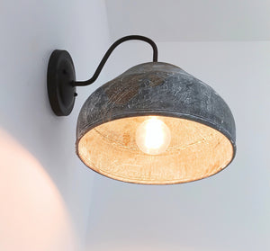 Rustic Bucket Wall Sconce - The Lamp Goods