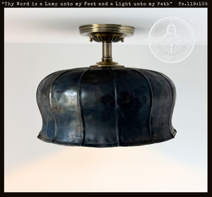Cottage Forged Metal Ceiling Light
