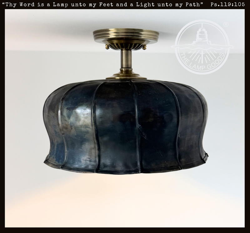 Cottage Forged Metal Ceiling Light