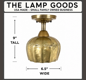 FORGE GOLD CEILING LIGHT