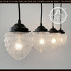 Antique Glass Dining Room Rectangular Pendant Chandelier Ceiling Light