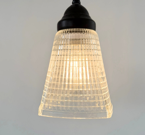 Antique Square Diamond Holophane Pendant