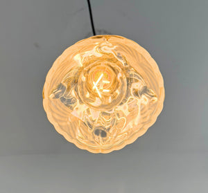 Antique Squared Clear and Frost Pendant