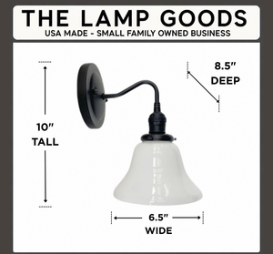 Antique 1930's Milk Glass Wall SCONCE Lighting
