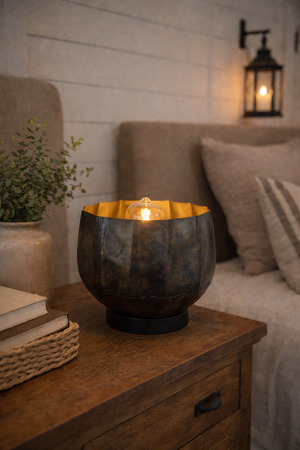 Forge Patina Farmhouse Table Lamp