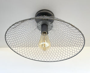 CHICKEN WIRE Farmhouse Ceiling Light