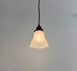 Classic Frosted Clear Rim Pendant