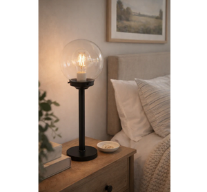 Classic Clear Globe Table Lamp - The Lamp Goods