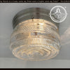 Petite RETRO 1960s CLEAR Ceiling Light