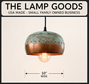 Copper Farmhouse Pendant Light - The Lamp Goods
