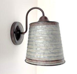 Rustic Industrial Wall Sconce Light Fixture