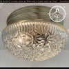 MID-CENTURY 1960's DIAMOND Ceiling Light
