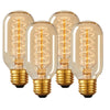 4 Pack - Dimmable Vintage Tube 40W Incand.